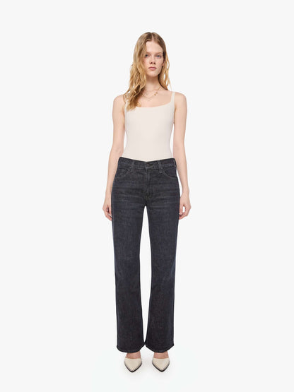 Mother Denim PETITES The Lil Reifler Black