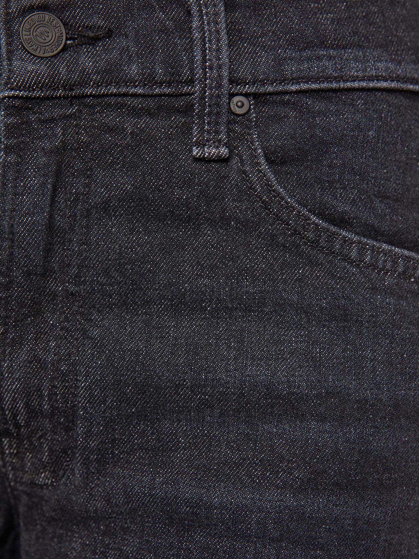 Mother Denim PETITES The Lil Reifler Black