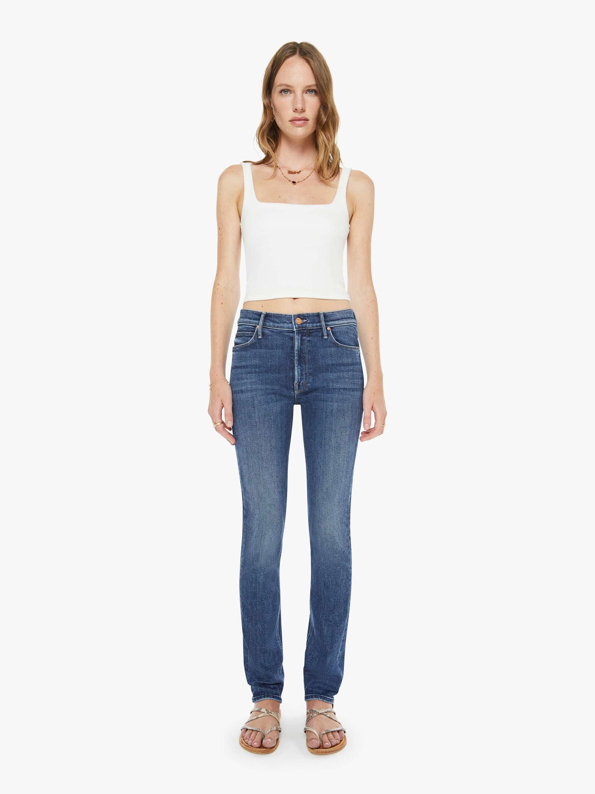 Mother Denim The Mid Rise Dazzler Skimp One Last Shot