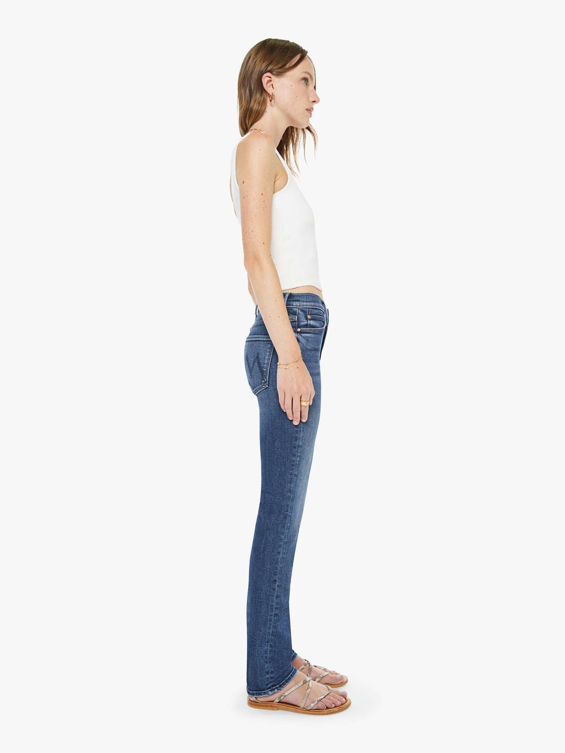 Mother Denim The Mid Rise Dazzler Skimp One Last Shot
