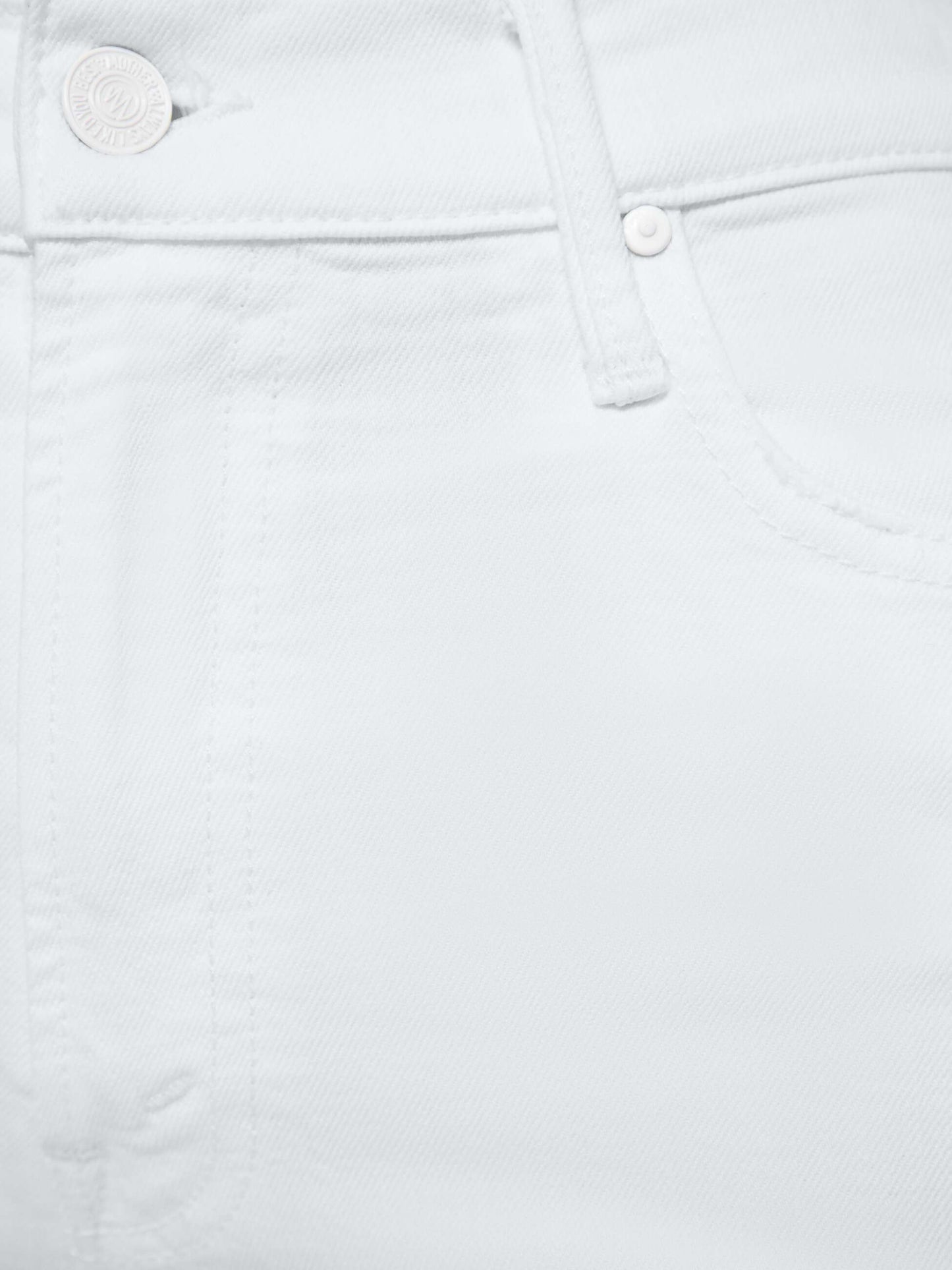 Mother Denim The Kick It White