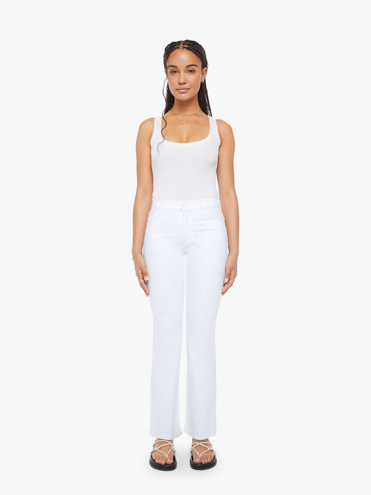 Mother Denim PETITES The Lil Kick It White