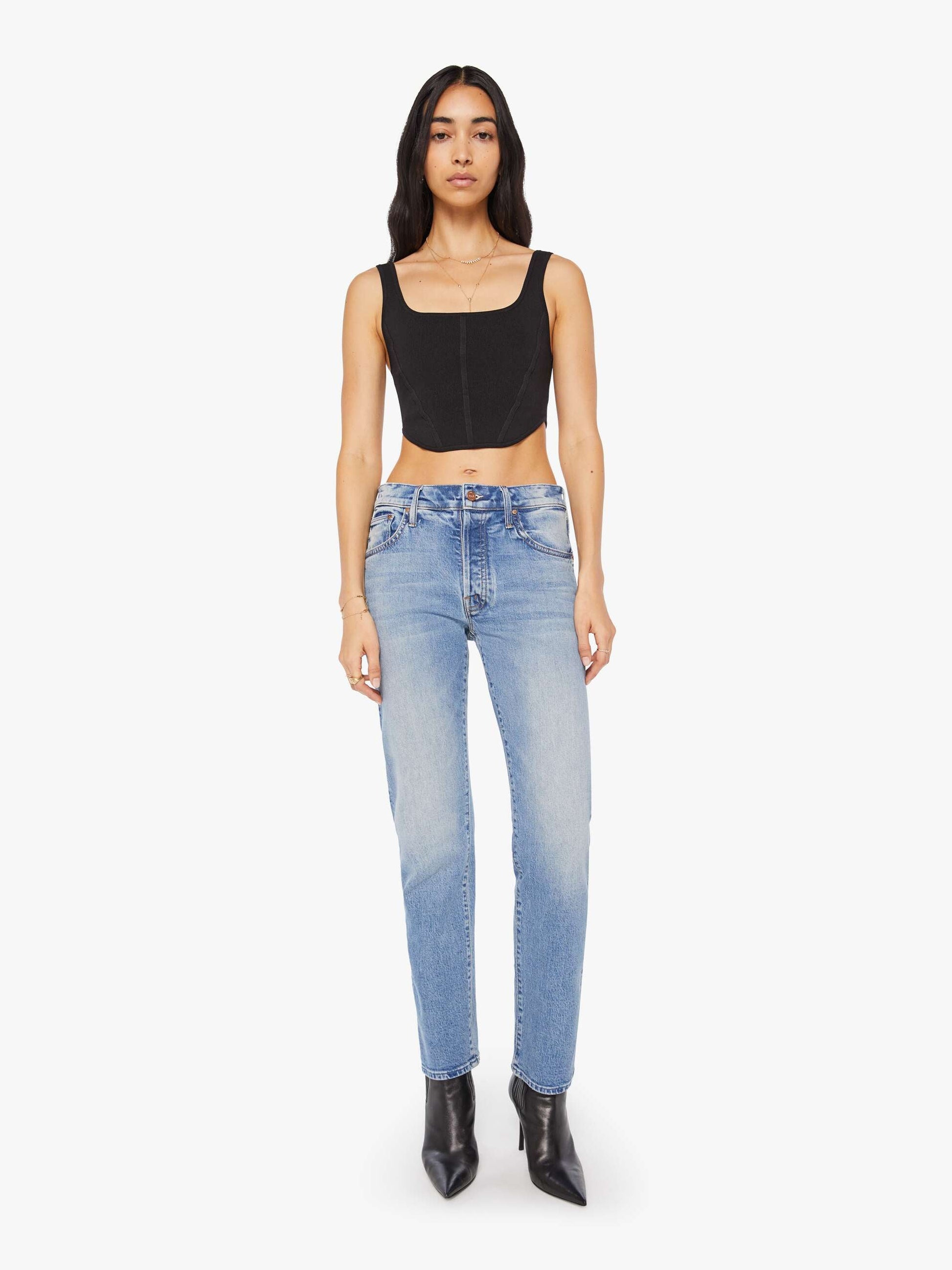 Mother Denim The Mid Rise Hiker Hover Fight For Your Right