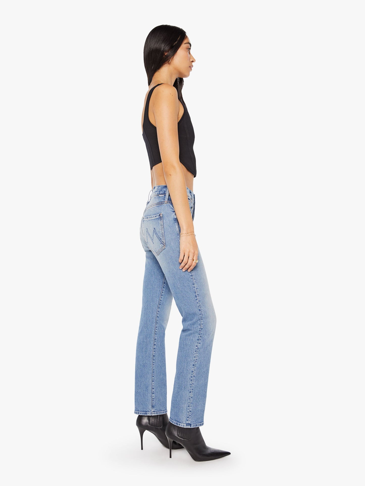 Mother Denim The Mid Rise Hiker Hover Fight For Your Right