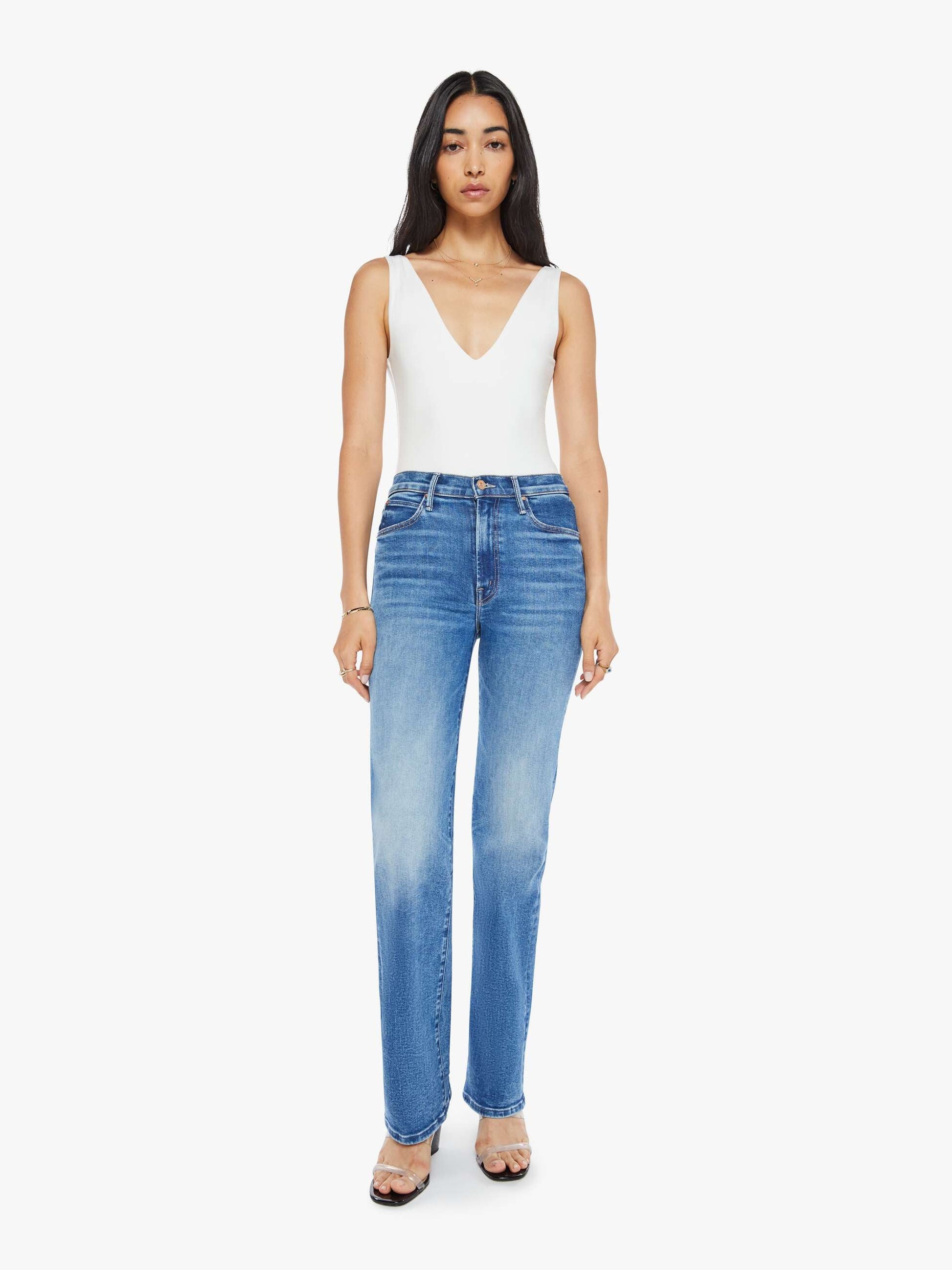 Mother Denim The Kick It Blue (Medium)