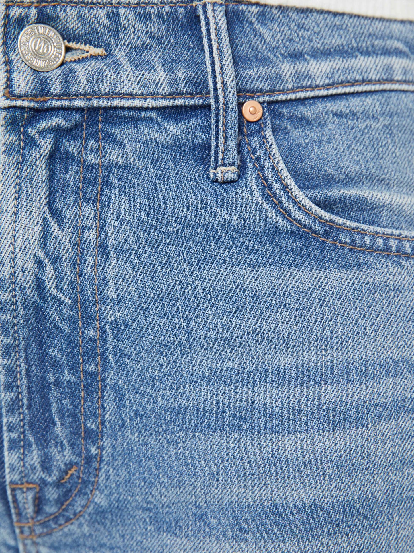 Mother Denim The Kick It Ankle Birds Gone Wild
