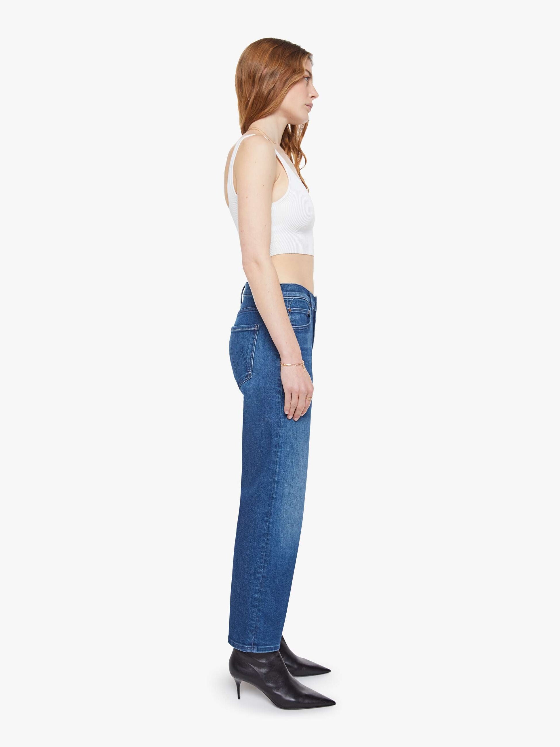 Mother Denim The Newbie Ankle Blue (Navy)