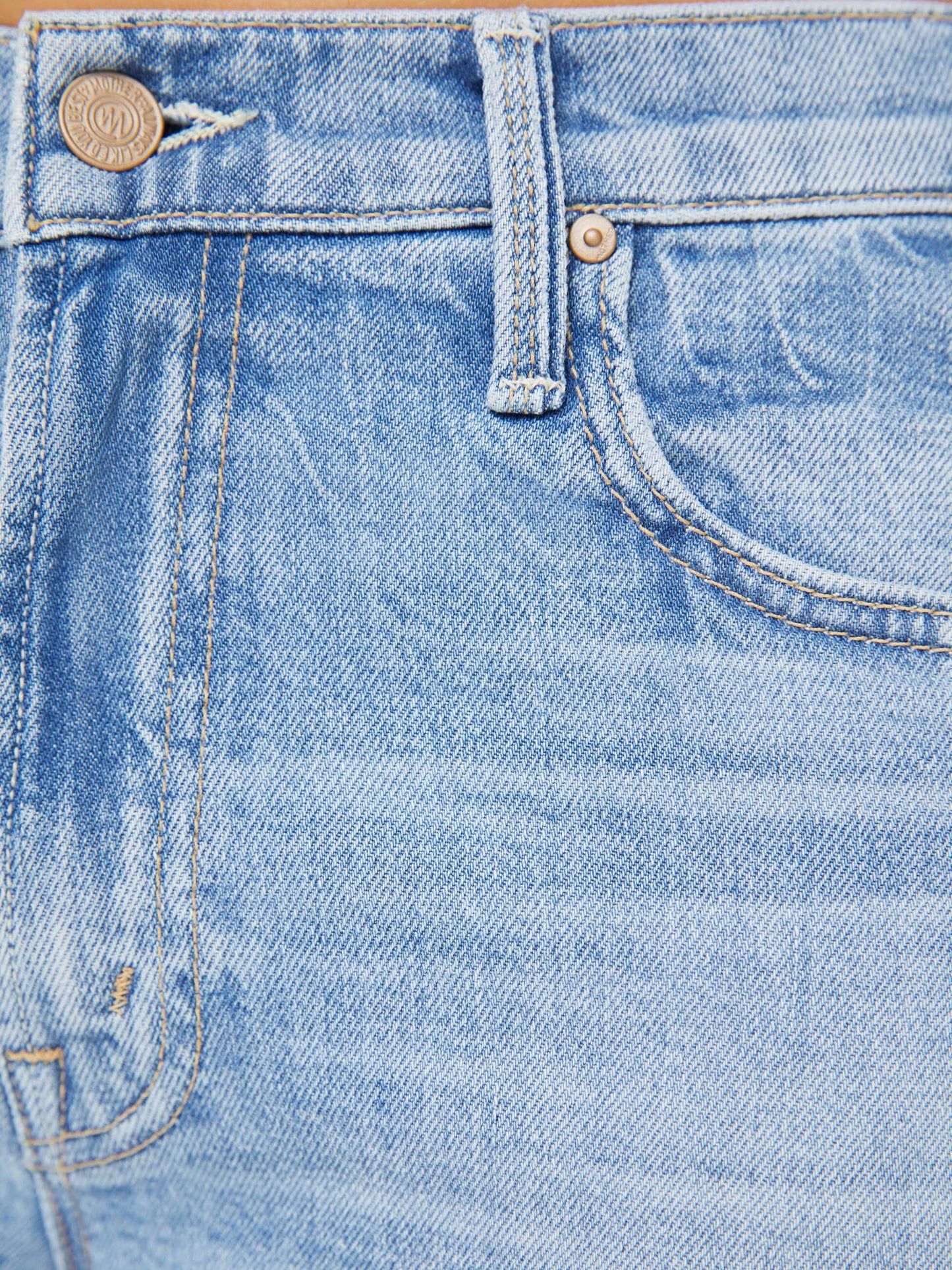 Mother Denim The Mid Rise Rambler Zip Ankle Fray Comeback Kid