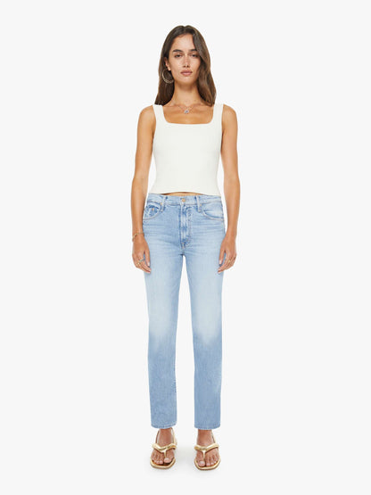 Mother Denim High Waisted Rider Hover Comeback Kid