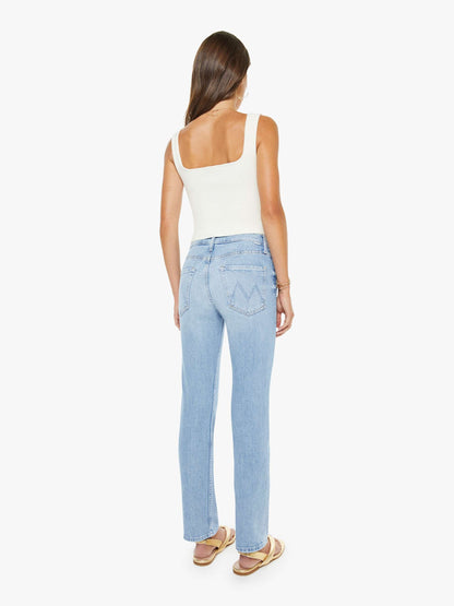 Mother Denim High Waisted Rider Hover Comeback Kid