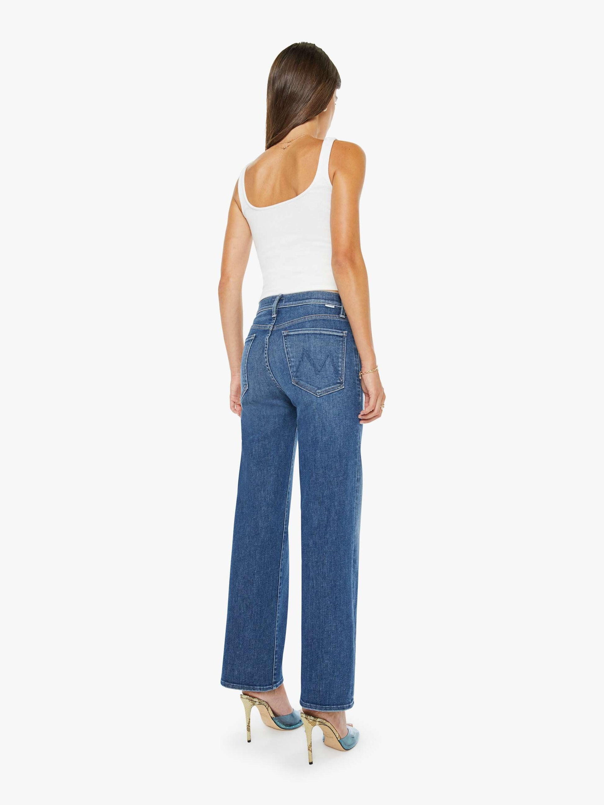 Mother Denim The Mid Rise Rambler Zip Ankle Catch My Drift