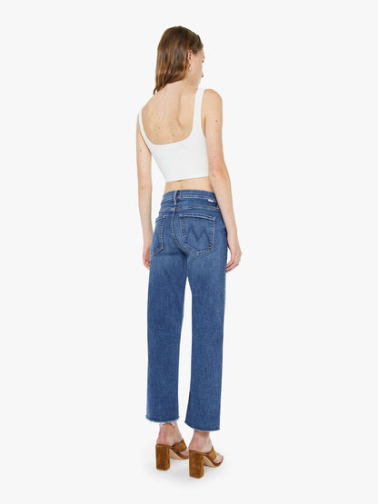 Mother Denim The Newbie Ankle Fray Prized Possession