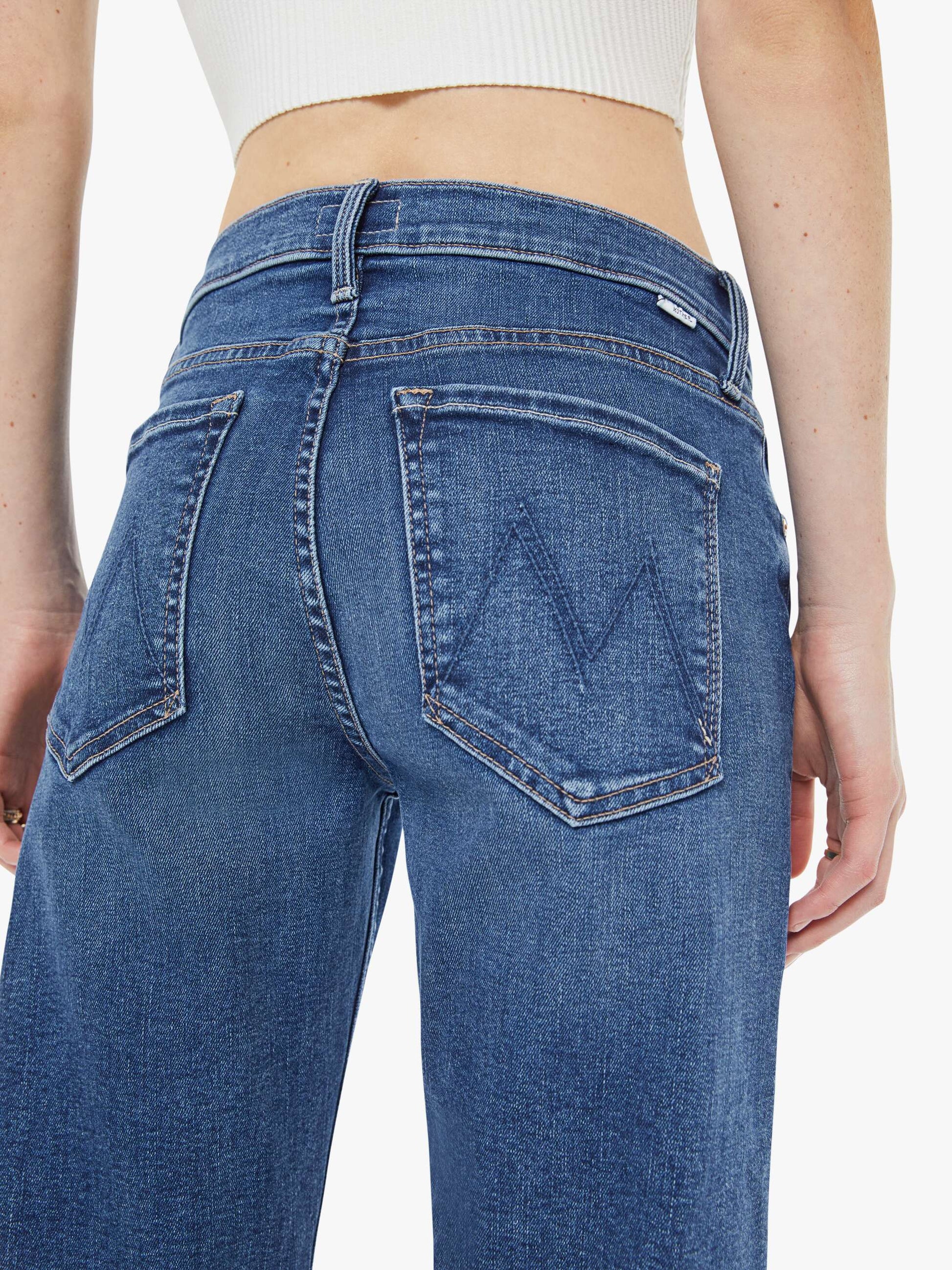 Mother Denim The Newbie Ankle Fray Prized Possession