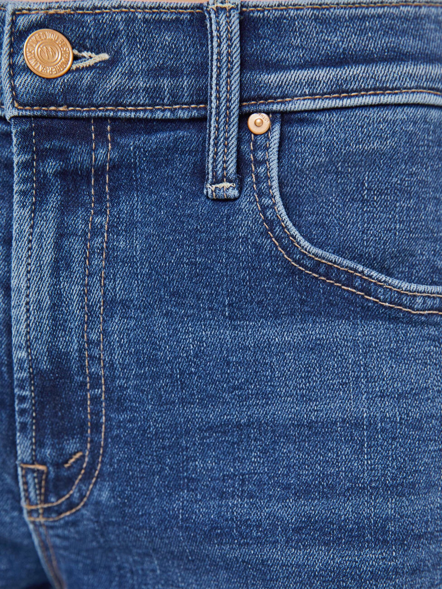 Mother Denim The Newbie Ankle Fray Prized Possession