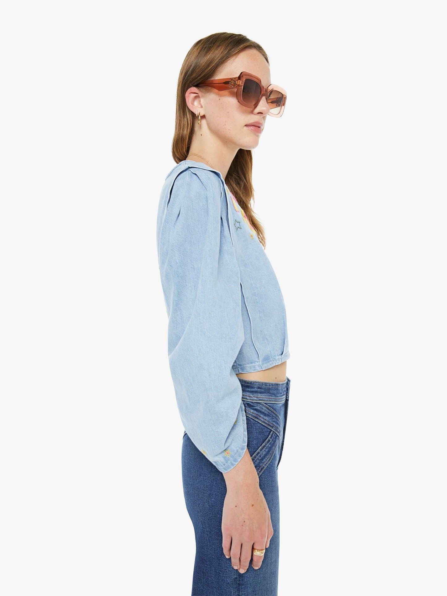 Mother Denim The Newbie Ankle Fray Prized Possession