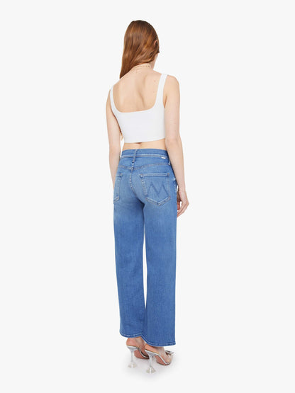 Mother Denim The Mid Rise Rambler Zip Ankle Blue (Medium)