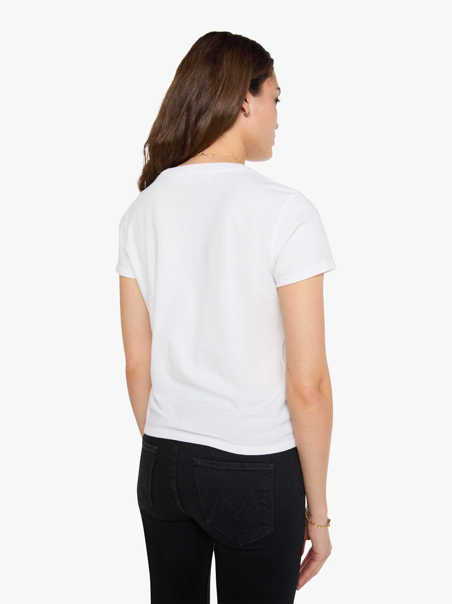 Mother Denim The Half-Pipe White (Natural)