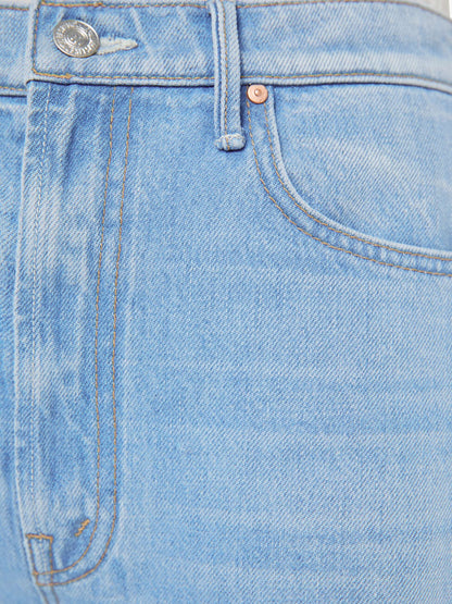 Mother Denim The Half-Pipe Ankle Cuff Fray Blue (Medium)