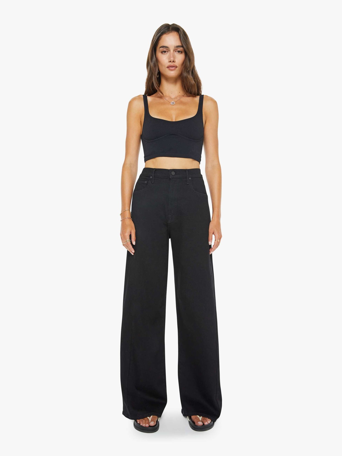 Mother Denim The Pipe-Dream Zip Sneak Nighty Night