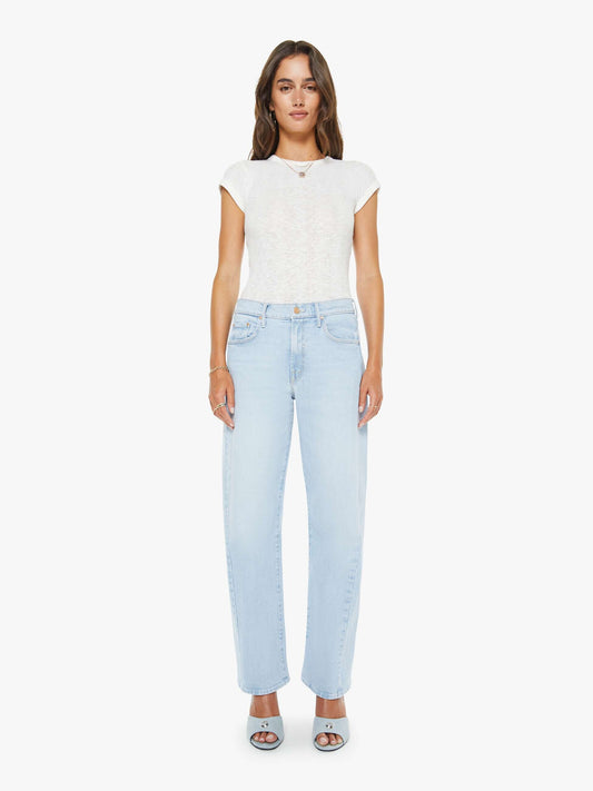 Mother Denim The Mid Rise Half-Pipe Hover Instant Replay