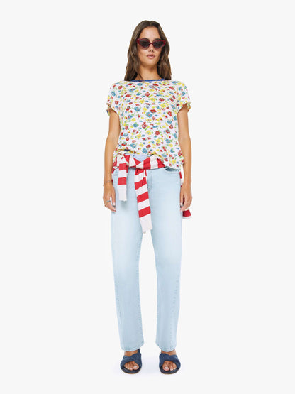 Mother Denim The Mid Rise Half-Pipe Hover Instant Replay