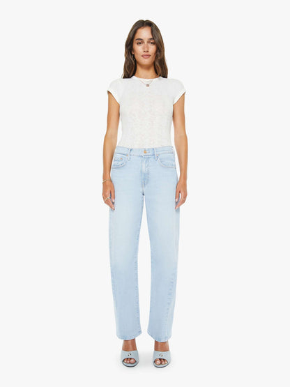 Mother Denim The Mid Rise Half-Pipe Hover Instant Replay