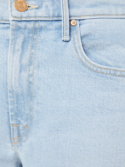 Mother Denim The Mid Rise Half-Pipe Hover Instant Replay