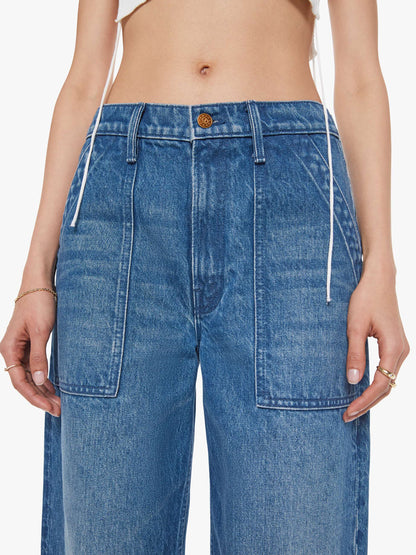 Mother Denim SNACKS! The Peeler Jogger Ankle Blue (Medium)