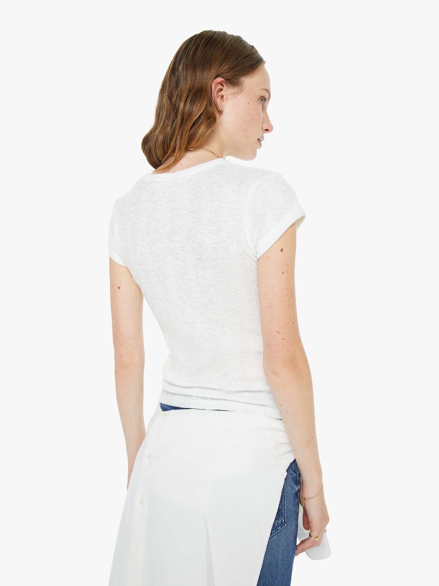 Mother Denim The Rabbit Hole Ankle Picket Fence