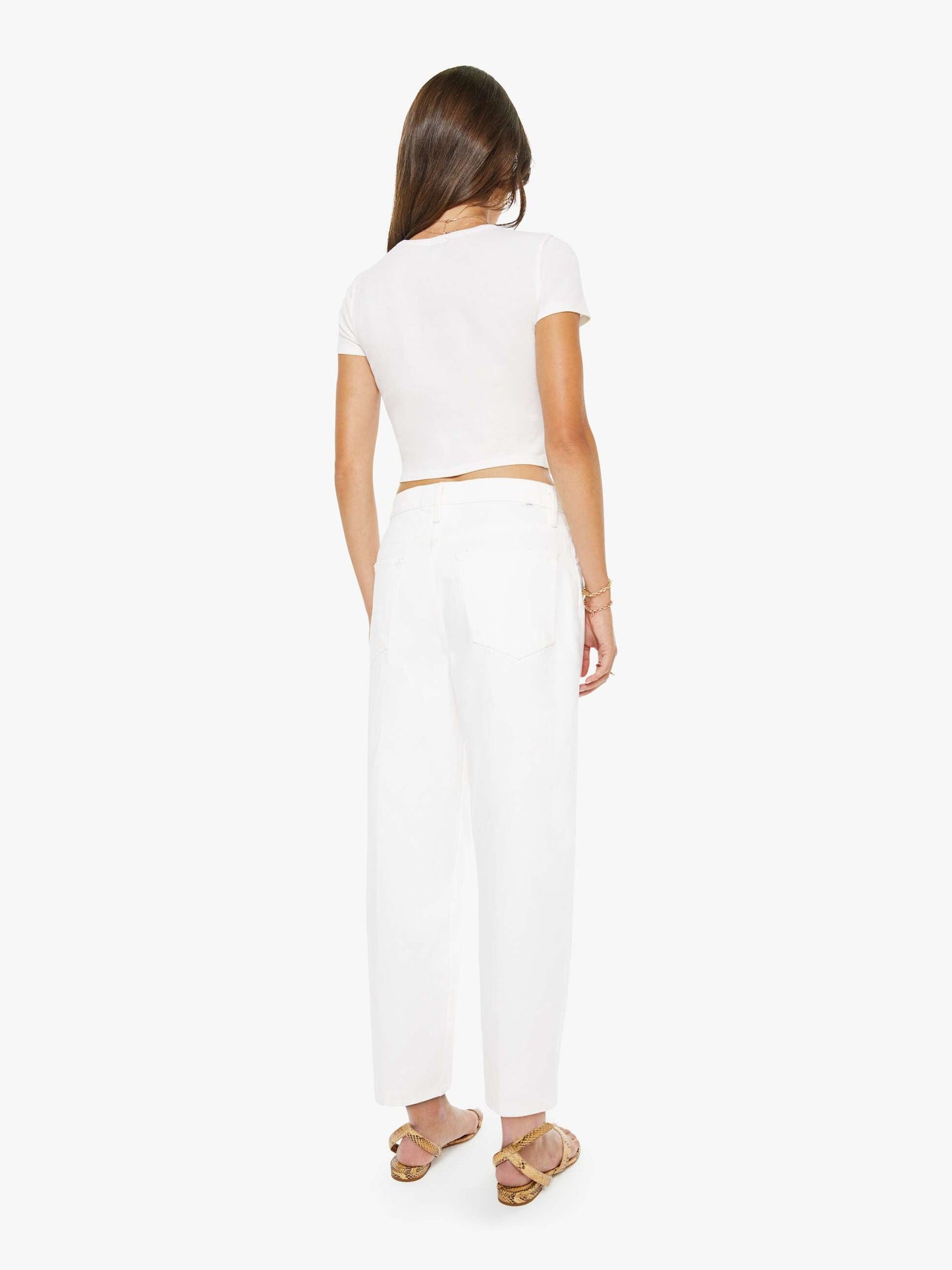 Mother Denim The Rabbit Hole Ankle Picket Fence