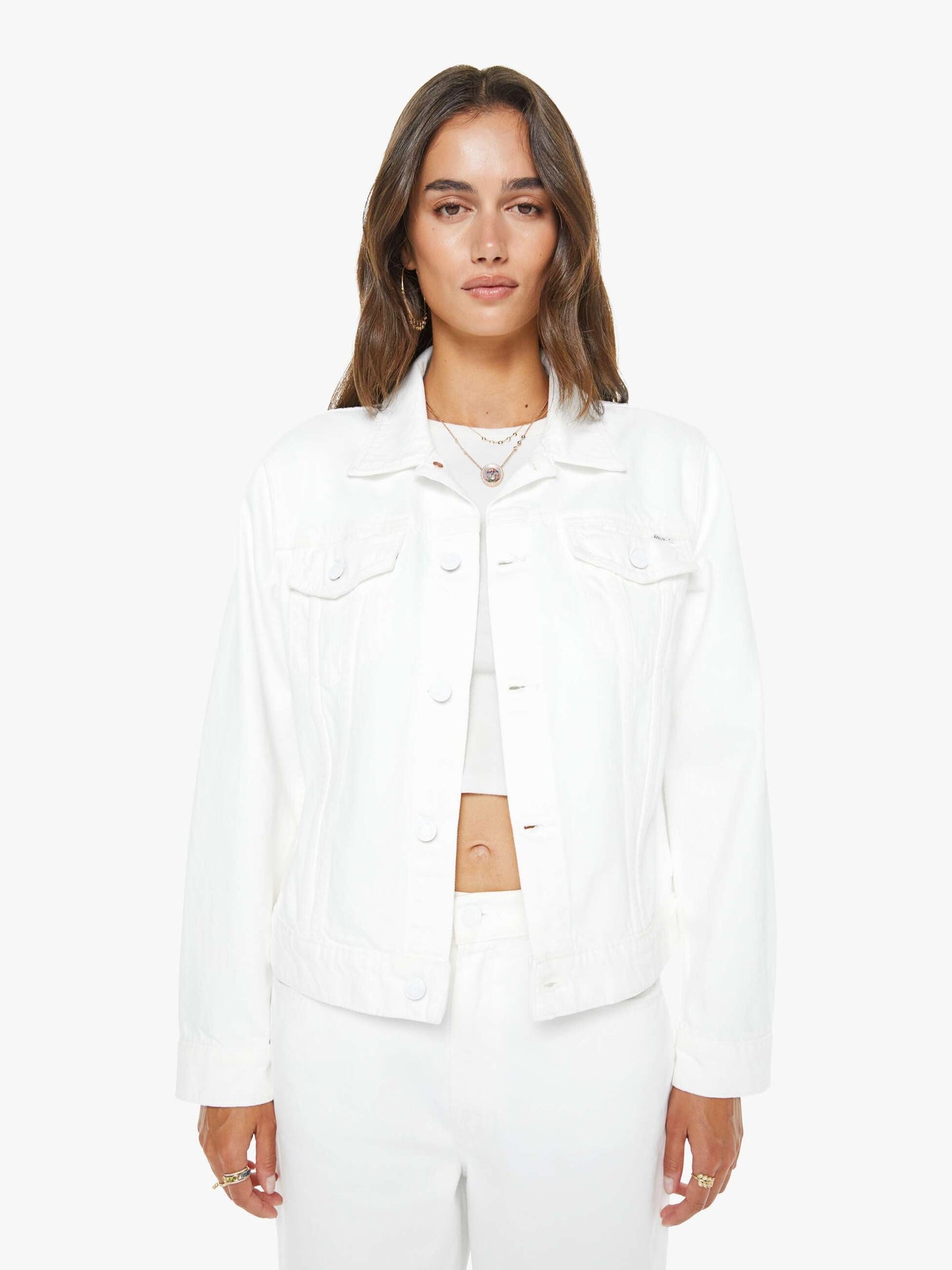 Mother Denim The Rabbit Hole Ankle Picket Fence