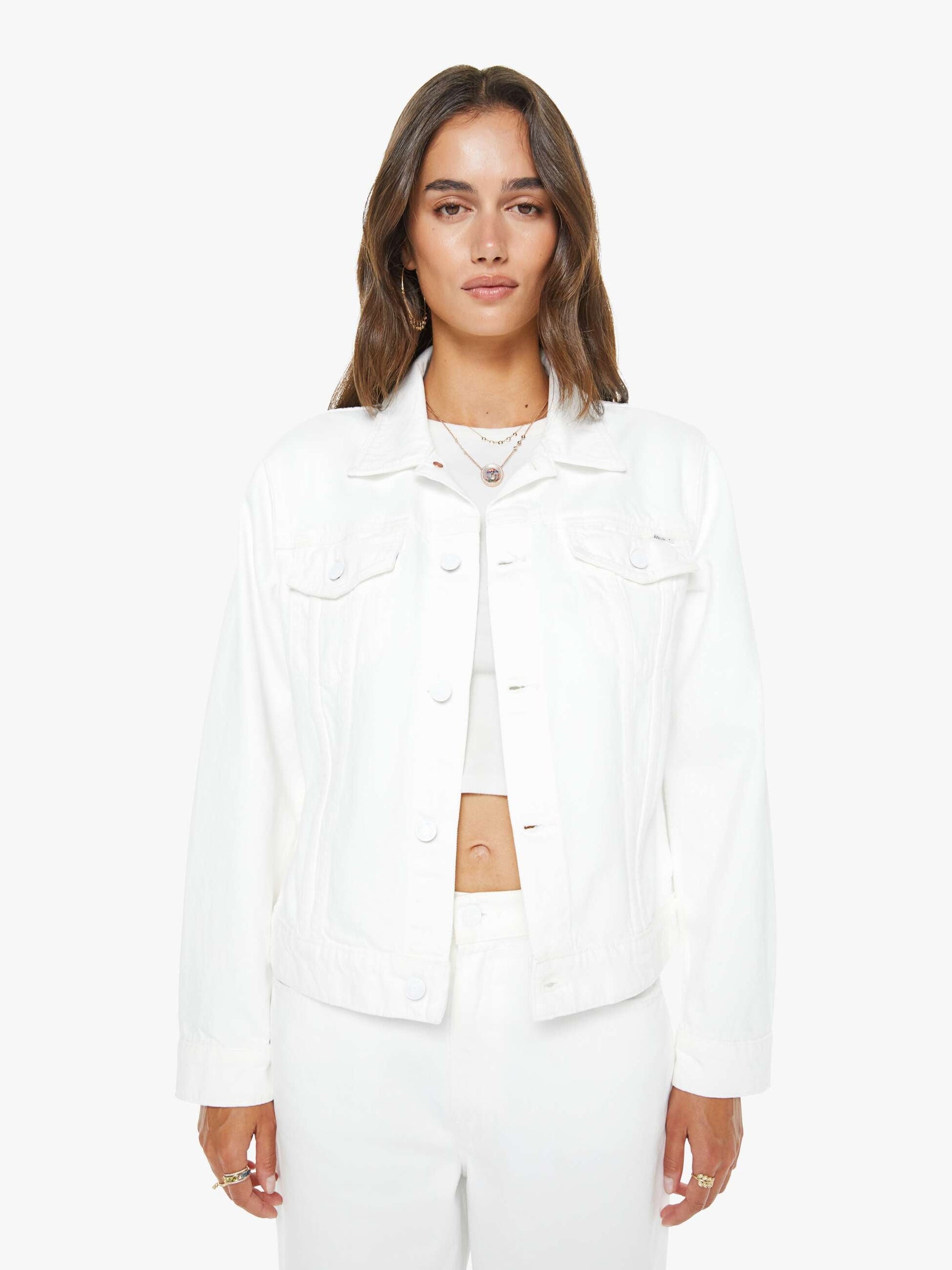 Mother Denim The Rabbit Hole Ankle Picket Fence