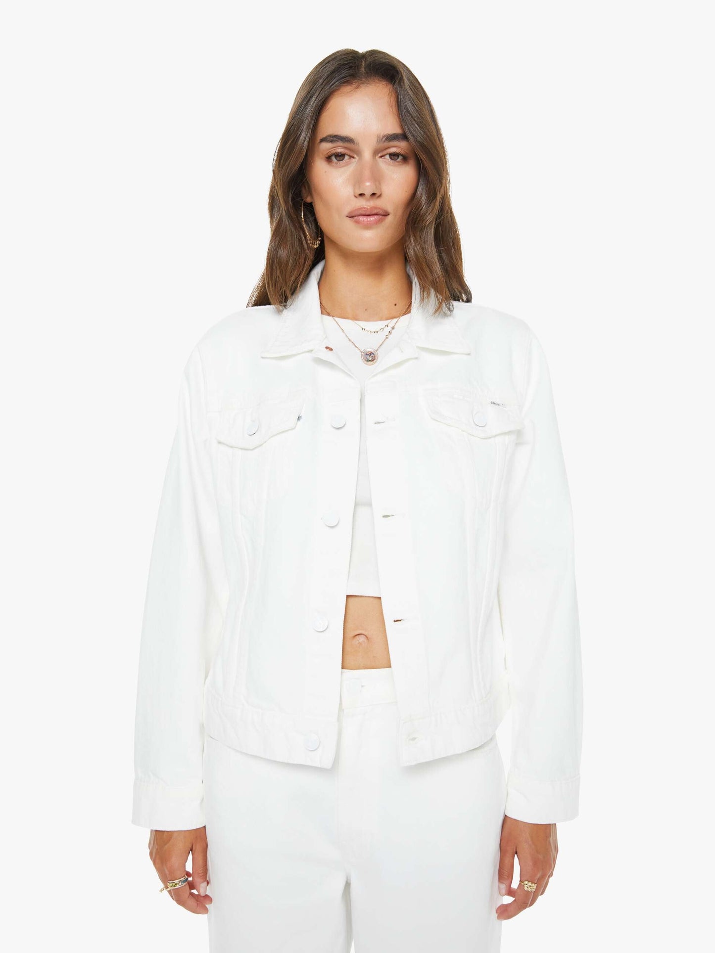 Mother Denim The Rabbit Hole Ankle Picket Fence