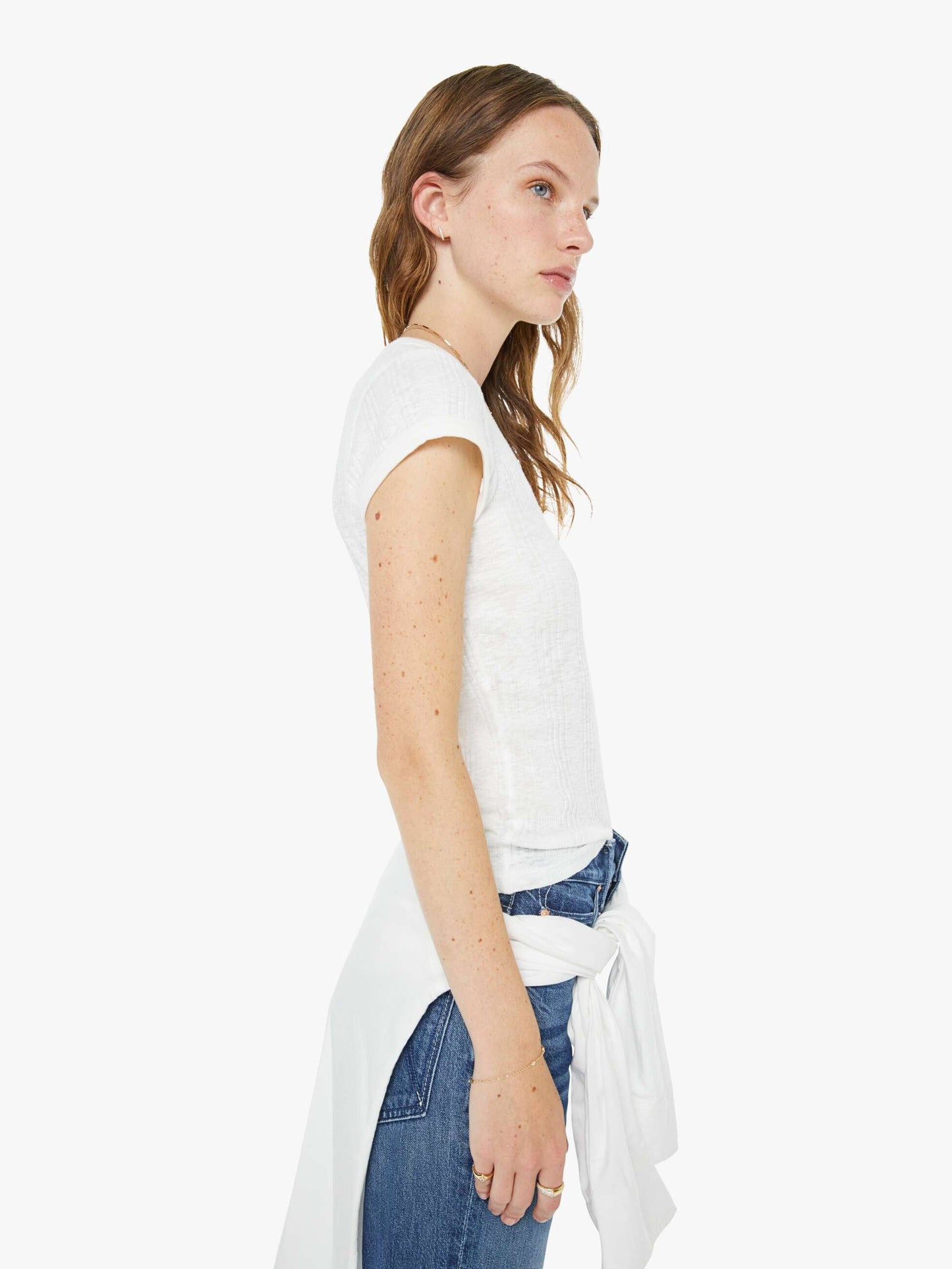 Mother Denim The Drawn Half-Pipe Ankle Brown