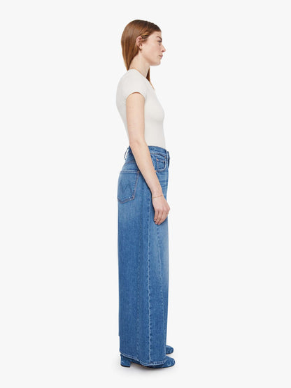 Mother Denim The Pipe-Dream Zip Ankle Blue (Medium)