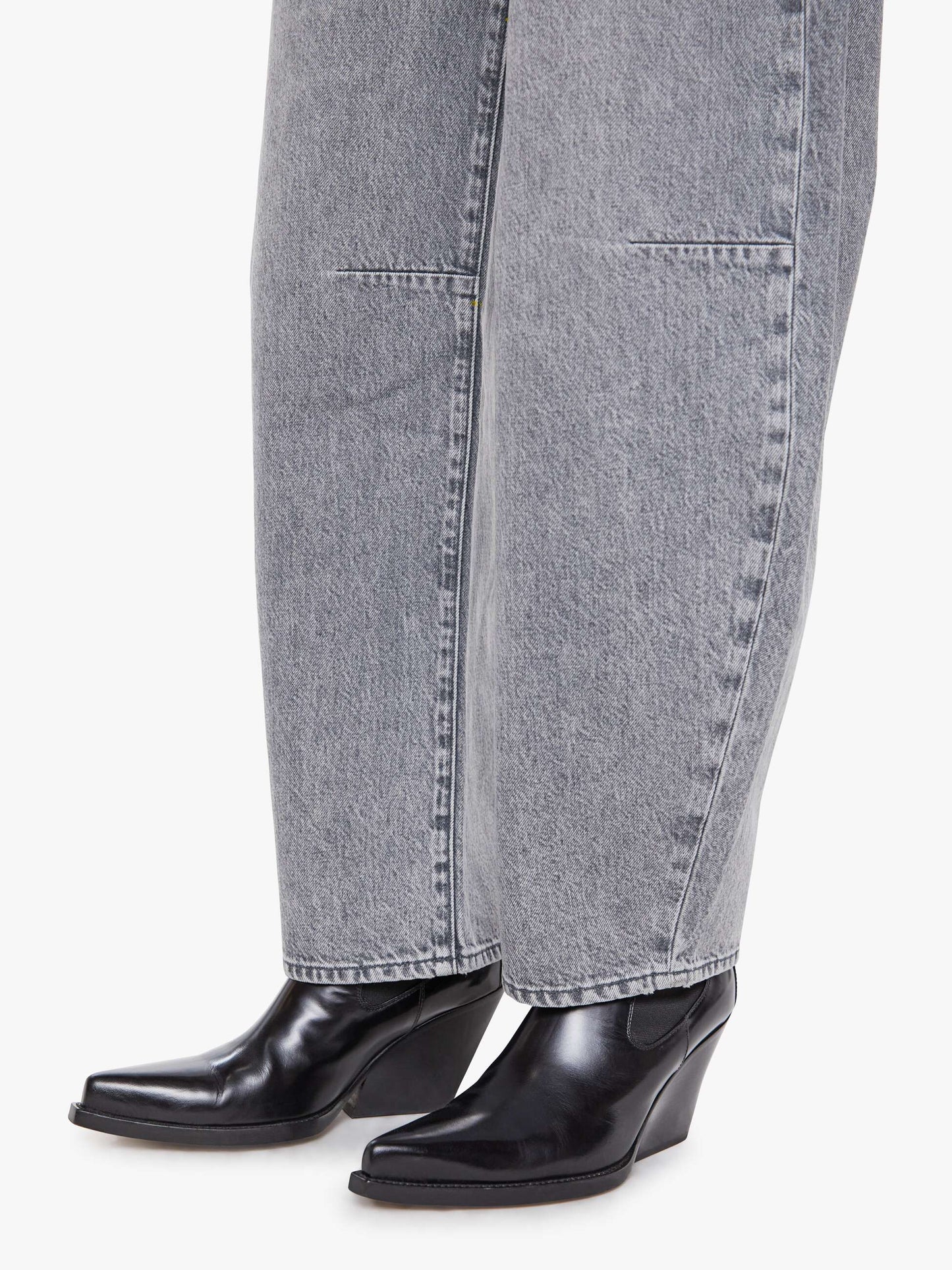 Mother Denim SNACKS! The Pony Keg Ankle Grey