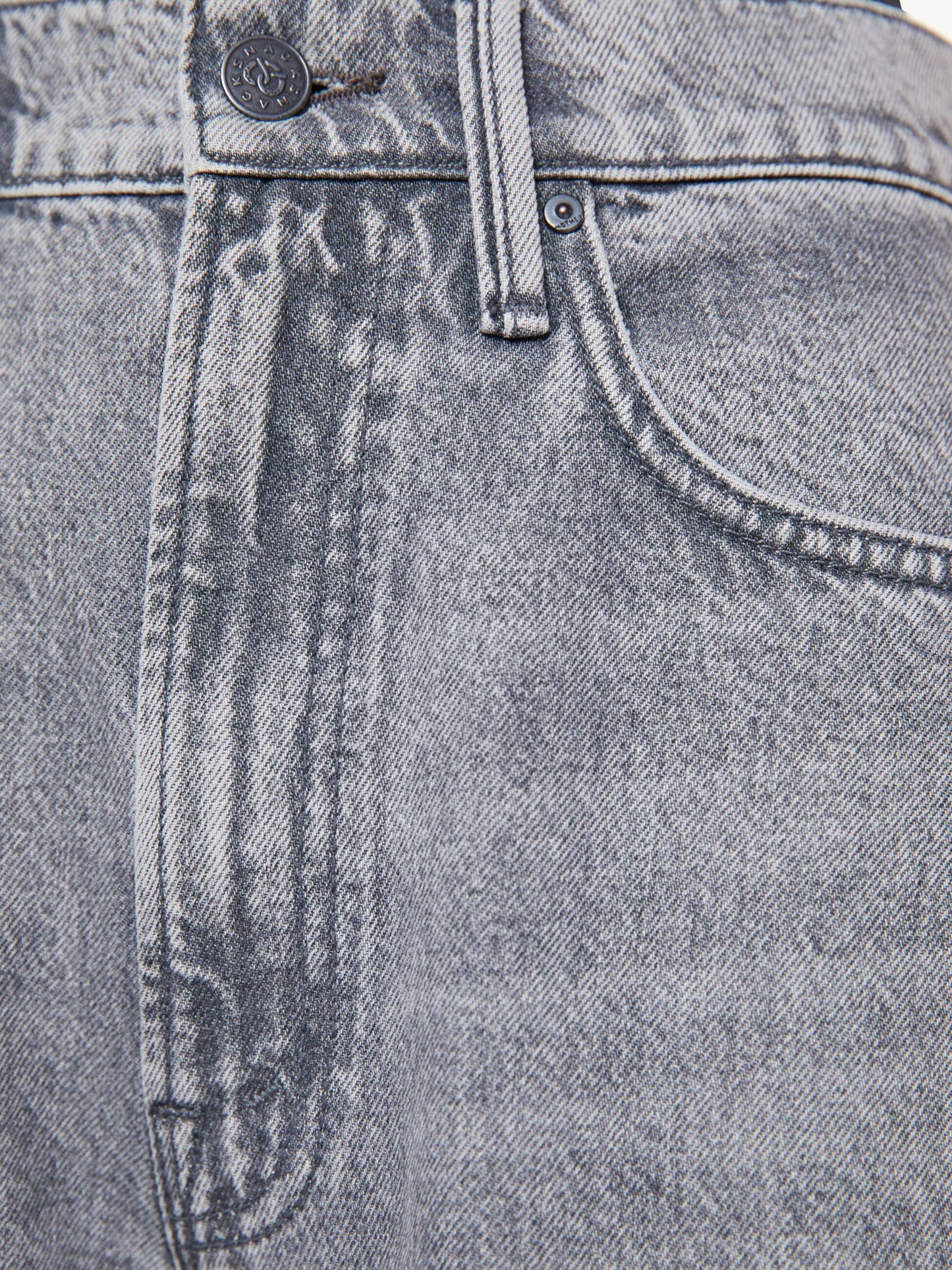 Mother Denim SNACKS! The Pony Keg Ankle Grey