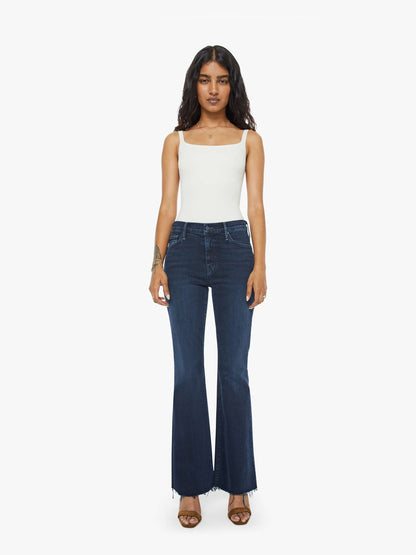 Mother Denim PETITES The Lil Weekender Fray Blue (Medium)