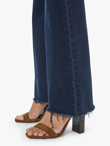 Mother Denim PETITES The Lil Weekender Fray Blue (Medium)