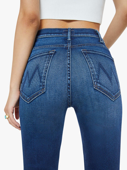 Mother Denim PETITES The Lil Hustler Ankle Blue (Navy)