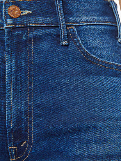 Mother Denim PETITES The Lil Hustler Ankle Blue (Navy)
