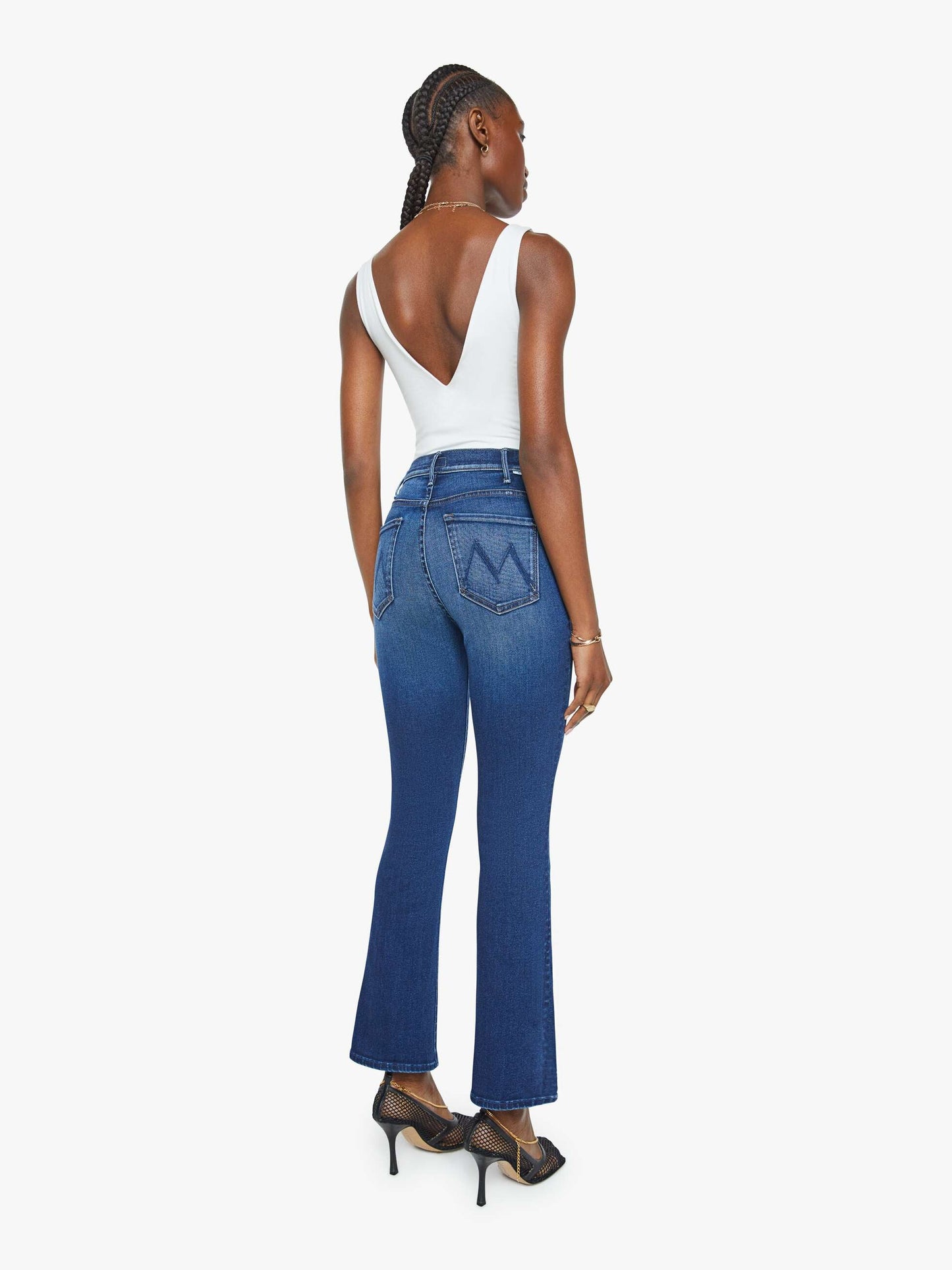 Mother Denim The Hustler Ankle Blue (Navy)
