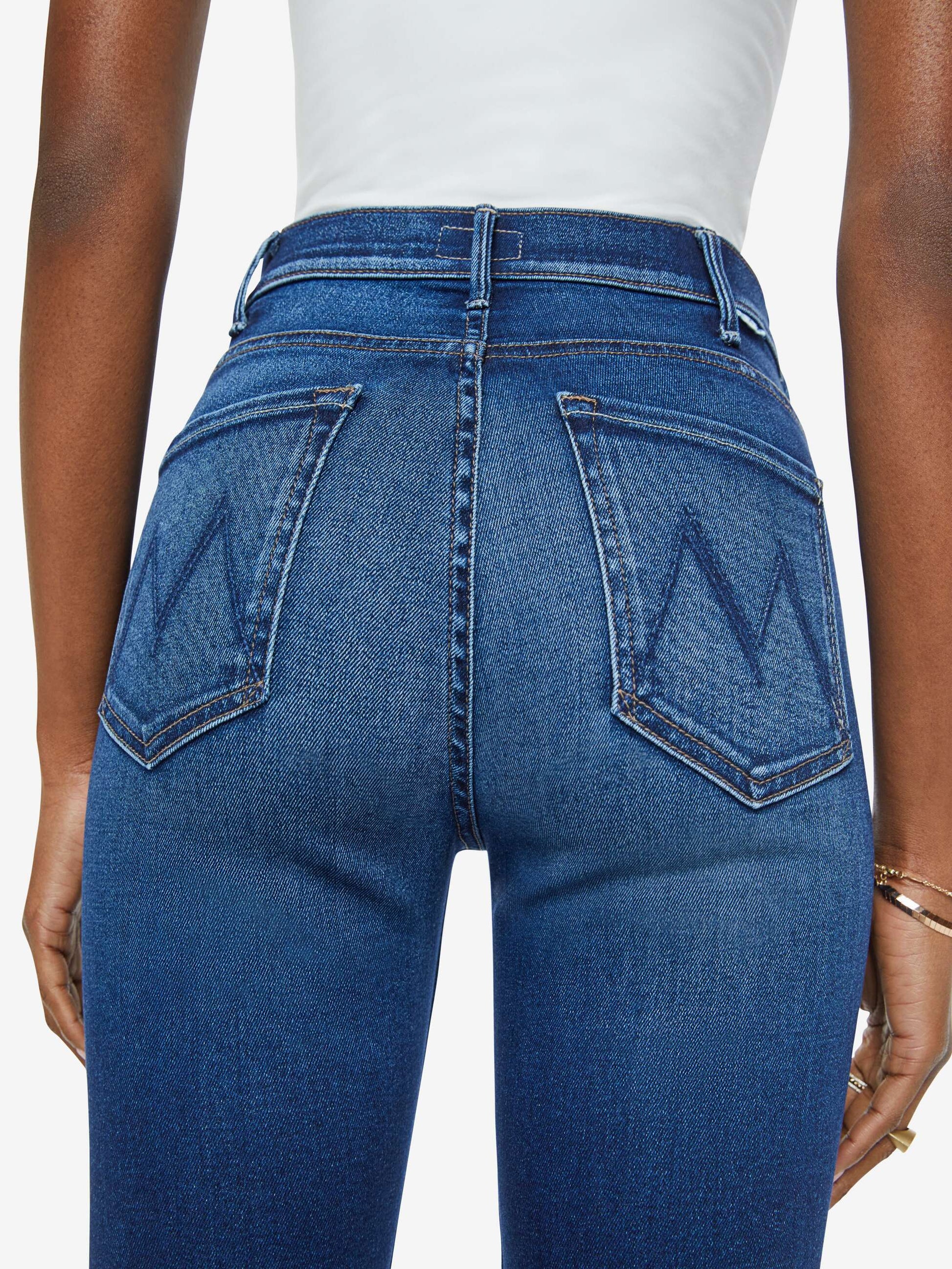 Mother Denim The Hustler Ankle Blue (Navy)