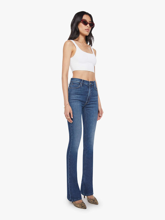 Mother Denim High Waisted Runaway Blue (Navy)