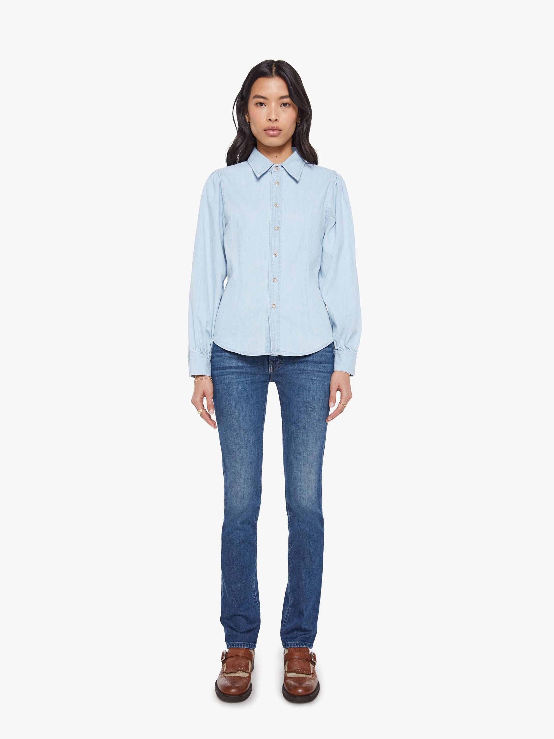 Mother Denim High Waisted Runaway Blue (Navy)