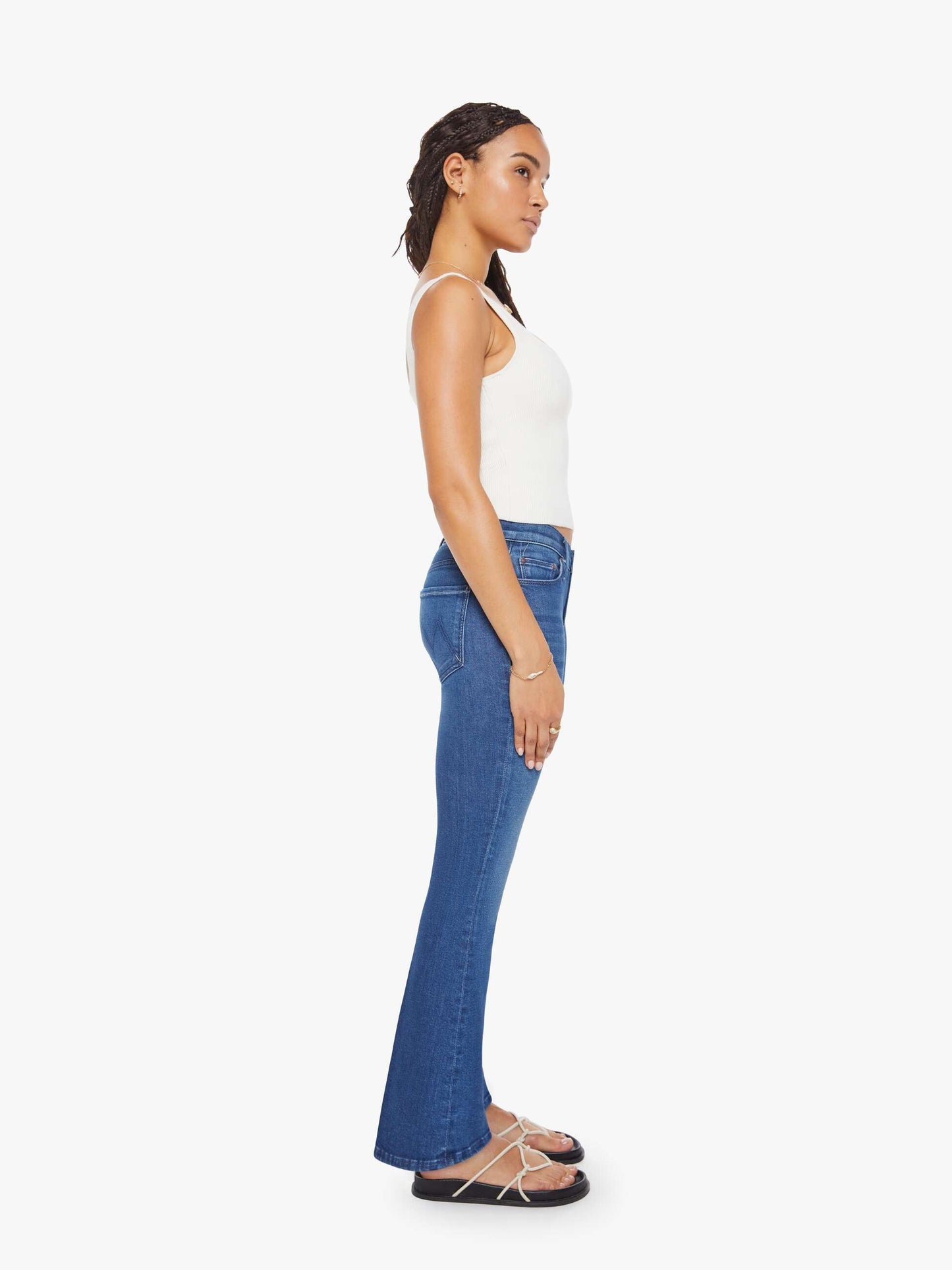 Mother Denim PETITES The Lil Weekender Nip It In The Butt