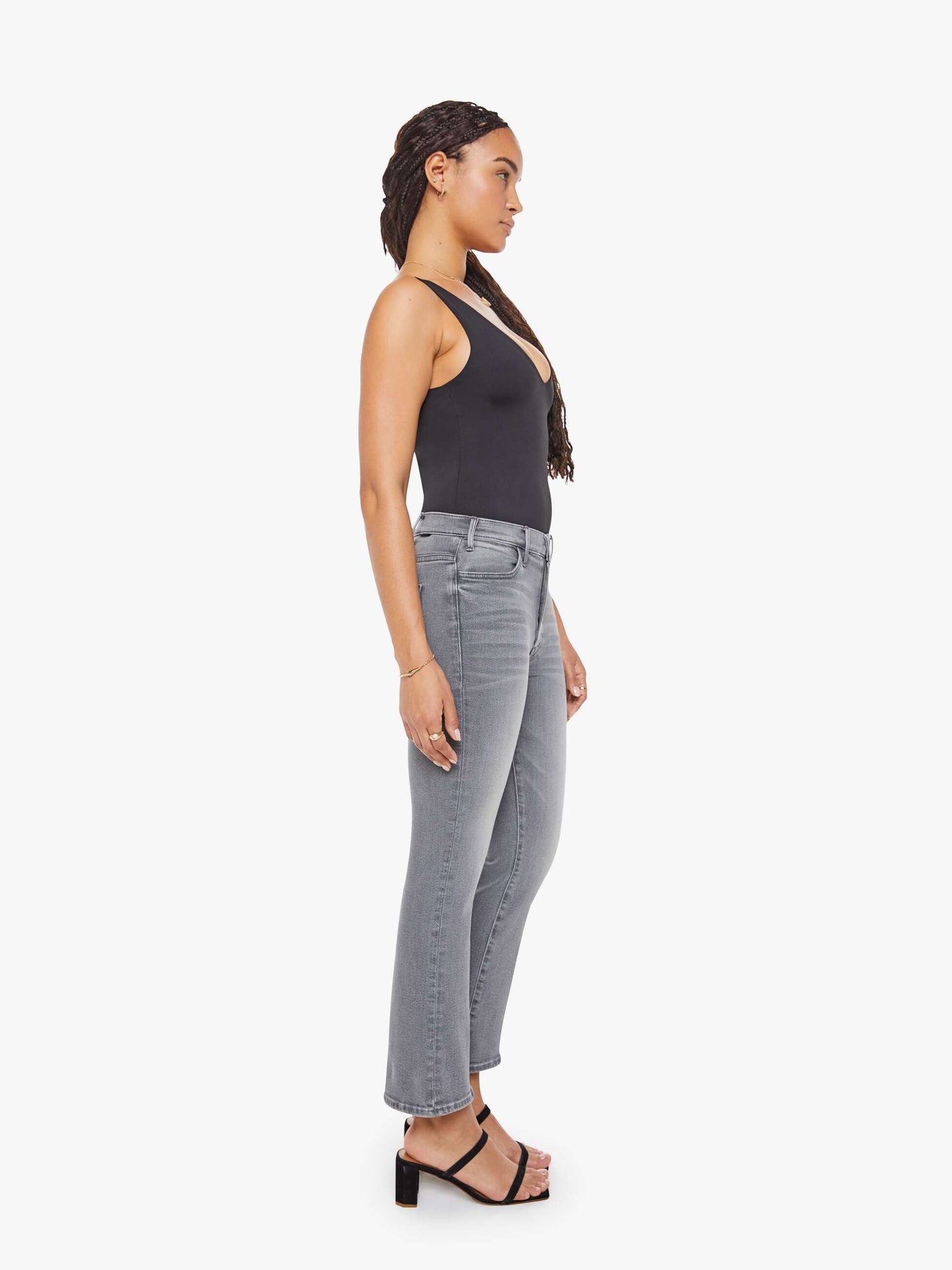Mother Denim PETITES The Lil Hustler Ankle Escape Goat