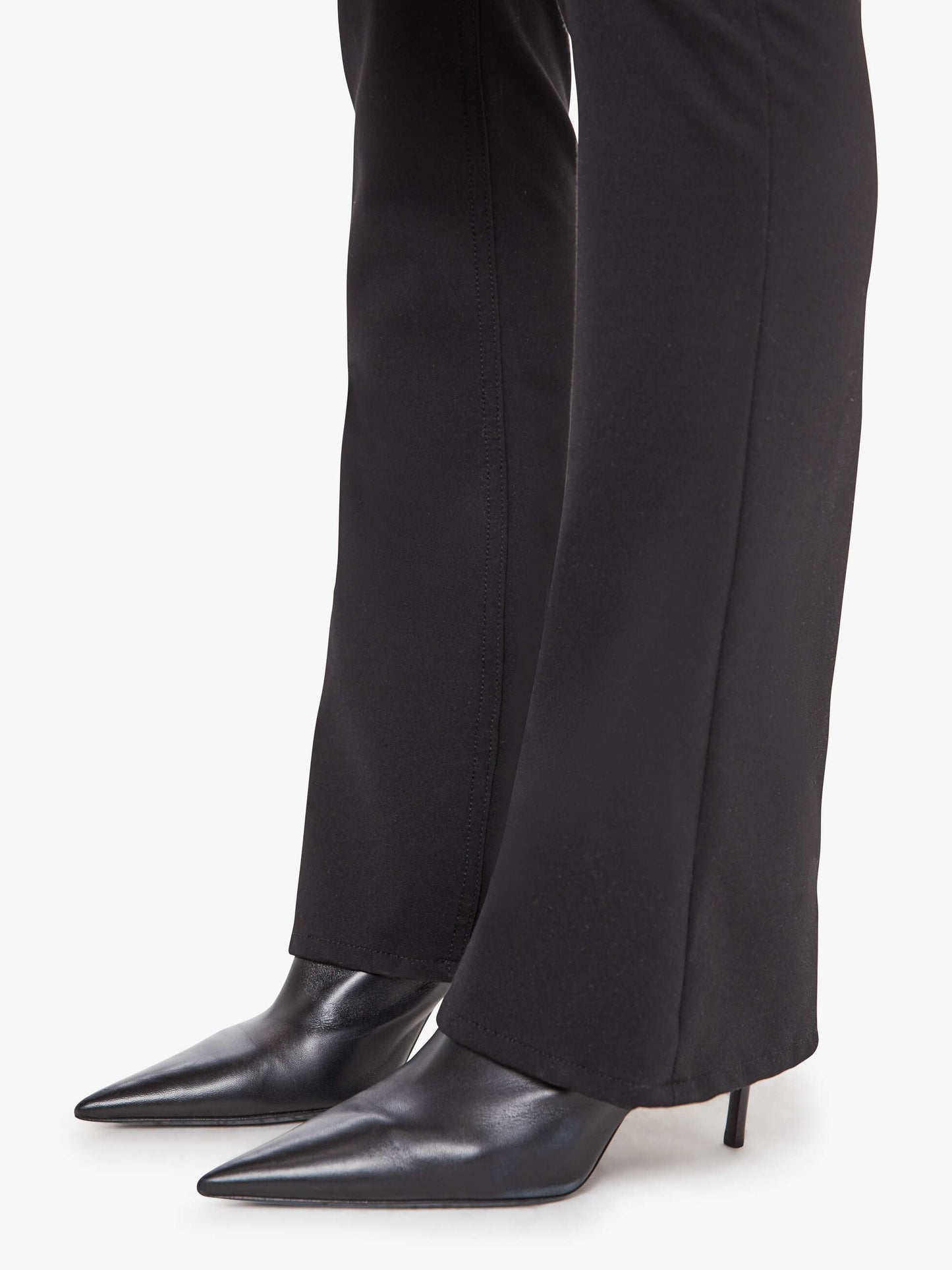 Mother Denim High Waisted Runaway Black