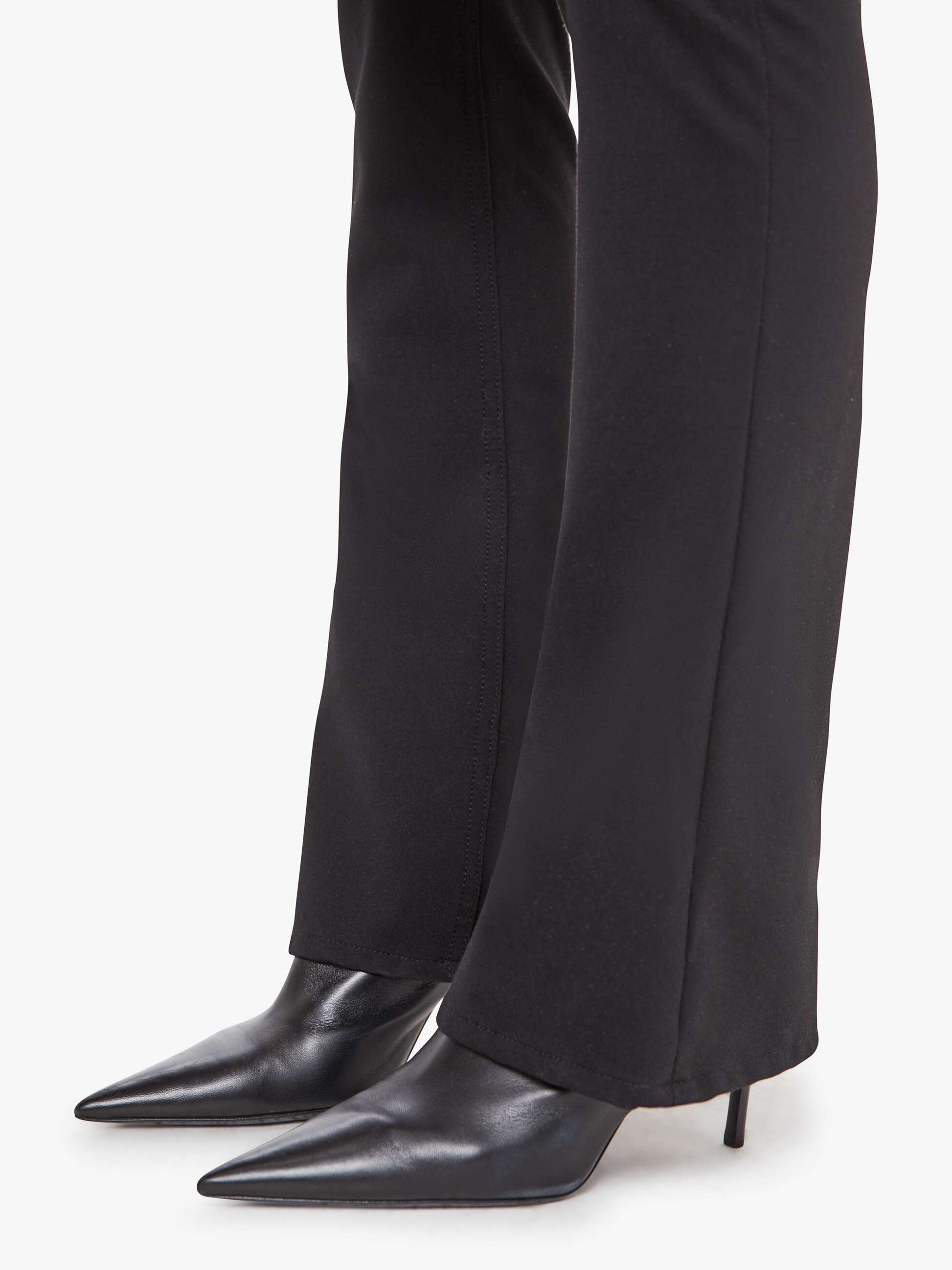 Mother Denim High Waisted Runaway Black