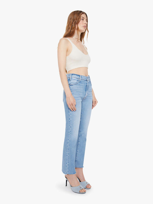 Mother Denim The Hustler Ankle Fray Sow Surreal